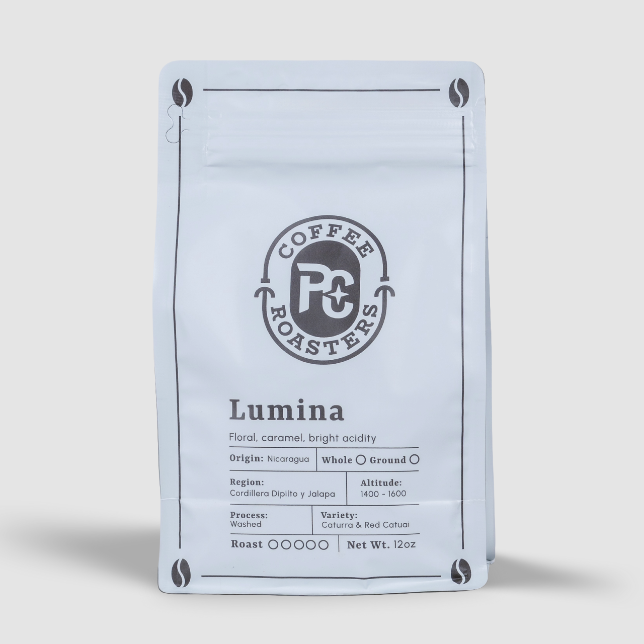 Lumina coffee bag